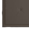 Garden Chair Cushions 4 pcs Taupe 15.7"x15.7"x1.2" - Taupe