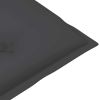 Garden Chair Cushions 4 pcs Anthracite 39.4"x19.7"x2.8" - Anthracite