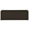Garden Raised Bed with Self Watering System Mocha 39.4"x16.9"x13" - Brown