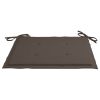 Garden Chair Cushions 4 pcs Taupe 19.7"x19.7"x1.2" Fabric - Taupe