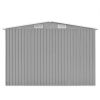 Garden Shed 101.2" x 192.5" x 71.3" Metal Gray - Gray