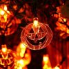 3pcs LED String Lights Halloween Indoor Garden Patio Party Pumpkin Lights - C3