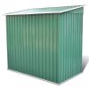 Green Pent Roof Metal Garden Shed Incl. Foundation 83 f3 - Green