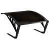 Garage Roof for Robot Lawn Mower 30.3"x40.6"x18.1" Black - Black