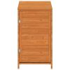 Garden Shed Brown 21.7"x20.5"x44.1" Solid Wood Fir - Brown