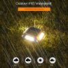 8 LED Solar Wall Light For Outdoor Courtyard Garden; Christmas Party Decoration; LED Lights - White Light - 4