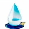 Outdoor hanging bird water feeder Garden hummingbird feeder - Blue - 16*16*19cm