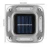 8 LED Solar Wall Light For Outdoor Courtyard Garden; Christmas Party Decoration; LED Lights - White Light - 4