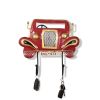 WILLART Handmade and Hand Painted Vintage Car Shape Metal Wall Hanging Antique 2 Key Storage Hooks Key Holder Coat Hanger for Home DâˆšÂ©cor Wall DâˆšÂ©cor