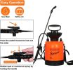 iPower 0.8 Gallon Lawn Garden Pump Sprayer with 2 Different Spray Patterns; Adjustable Shoulder Strap; Pressure Relief Valve; Multi-Purpose for Yard;