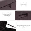 113 Gallon 430L Outdoor Garden Plastic Storage Deck Box for Patio Furniture Outdoor Cushions, Throw Pillows, Garden Tools and Pool Toys, Graphite Wate