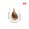1pc Wall Hanging Basket; Bohemian Style Woven Basket; Creative Teardrop Shape Suitable For Vegetables And Fruits; Kitchen Storage Basket - S