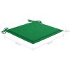 Garden Chair Cushions 6 pcs Green 19.7"x19.7"x1.2" Fabric - Green