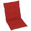 Garden Chair Cushions 6 pcs Red 39.4"x19.7"x1.2" - Red