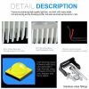 Led Light Bar 2Pcs 6Inch 18W Single Row Offroad Work Light Bar Waterproof 1800LM Flood Beam Driving Fog Lights Led Back up Light for Jeep Truck Boat A