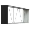 Garden Log Storage Shed Galvanized Steel 129.9"x33.1"x59.8" Anthracite - Anthracite