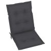 Garden Chair Cushions 4 pcs Anthracite 39.4"x19.7"x2.8" - Anthracite