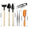12-piece Set Succulents Gardening Tool Scissors Transplanter Soil Shovel Potted Plants Trim Brush - Garden Tools 12 Piece Set