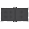 Garden Chair Cushions 2 pcs Anthracite 39.4"x19.7"x2.8" - Anthracite