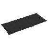 Garden Chair Cushions 6 pcs Black 47.2"x19.7"x1.2" - Black