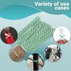Pack of 2000 Green Paper Twist Ties 4' Long and 3/16' Green Stripes Twist Ties for Plastic Trash Bread Bags Paper Coated Ties Multi Function Strong Wi