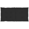 Garden Chair Cushions 6 pcs Black 39.4"x19.7"x1.2" - Black