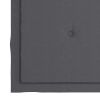 Garden Chair Cushions 6 pcs Anthracite 19.7"x19.7"x1.2" Fabric - Anthracite