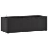 Garden Raised Bed with Self Watering System Anthracite 39.4"x16.9"x13" - Anthracite