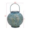 Free shipping LED F8 Straw Hat Lamp Beads Solar Light Control Automatic Induction Garden Decoration Lamp IP65 Outdoor Waterproof Garden Retro Iron Lam