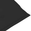 Garden Chair Cushions 6 pcs Black 39.4"x19.7"x1.2" - Black