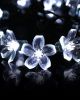 Fairy Blossom Flower Solar Garden String Lights - White