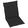 Garden Chair Cushions 6 pcs Black 39.4"x19.7"x1.2" - Black