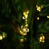 Fairy Blossom Flower Solar Garden String Lights - Warm